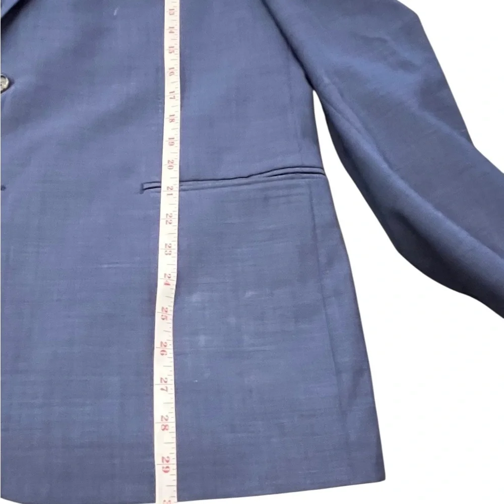 Lauren Ralph‎ Lauren Men's Navy Blue Wool Blazer 2 Button 44S Business Formal